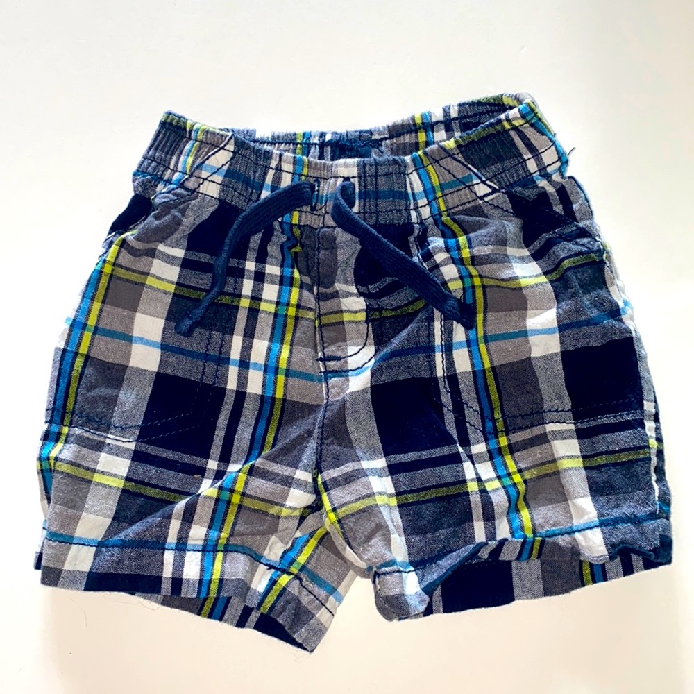 Boys Plaid Shorts